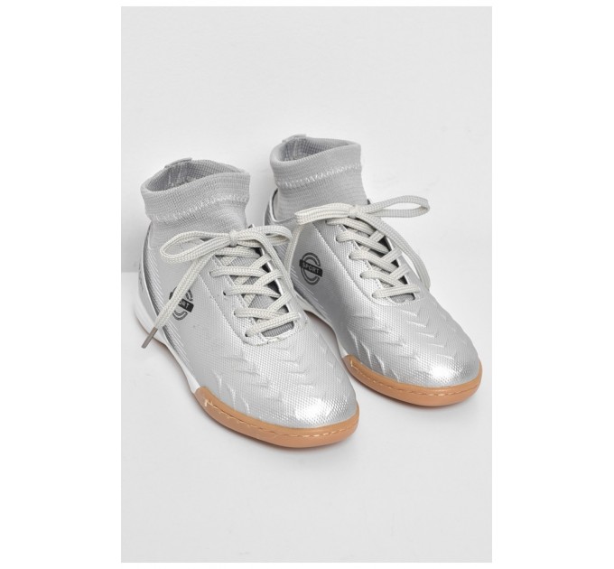 Бутси дитячі для хлопчика сірого кольору 172850L