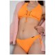 Купальник жіночий помаранчевого кольору чашка В 173260L