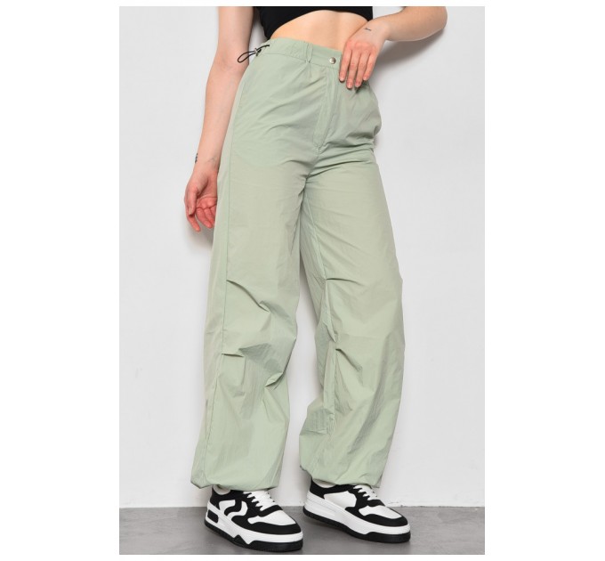 Спортивні штани жіночі фісташкового кольору 173333L
