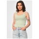 Майка жіноча салатового кольору 173919L Майка жіноча салатового кольору 173919L