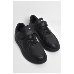 Кроссовки детские черного цвета на лепучках 174429L Кроссовки детские черного цвета на лепучках 174429L