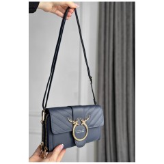 Клатч жіночий синього кольору 175140L