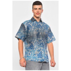 Сорочка чоловіча синього кольору 175429L