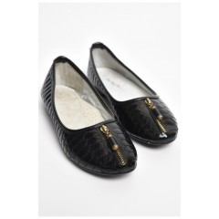 Балетки дитячі для дівчинки чорного кольору 175935L