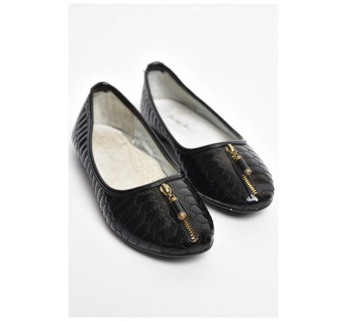Балетки для девочки черного цвета 175935L