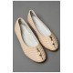 Балетки детские для девочки молочного цвета 175995L
