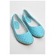 Балетки дитячі для дівчинки блакитного кольору 176011L