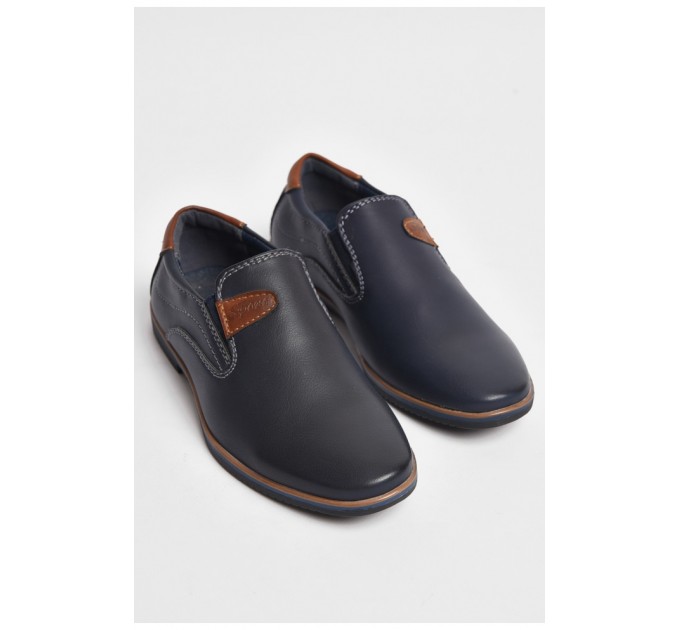 Туфлі дитячі для хлопчика темно-синього кольору 176102L