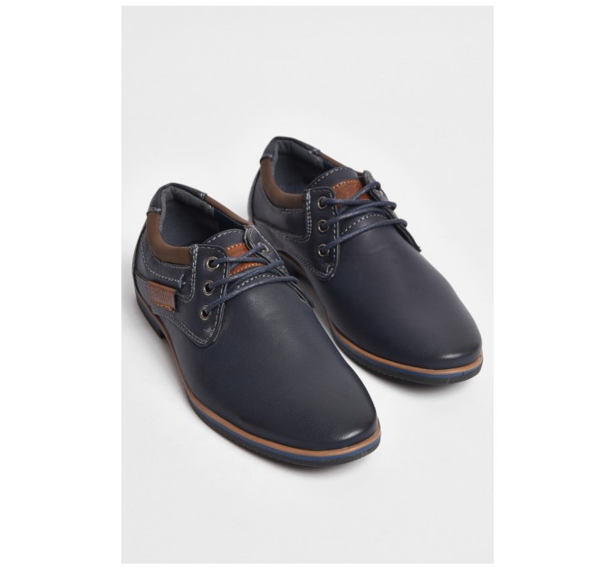 Туфлі дитячі для хлопчика темно-синього кольору 176103L