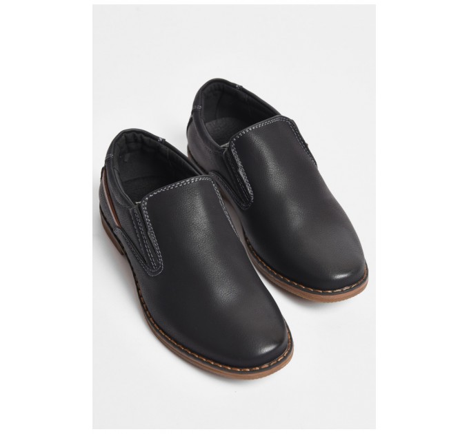 Туфлі дитячі для хлопчика чорного кольору 176106L