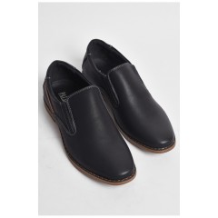 Туфлі підліткові для хлопчика чорного кольору 176503L