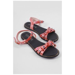 Босоніжки жіночі червоного кольору 176699L