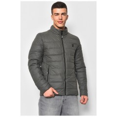 Куртка чоловiча демicезонна сірого кольору 176829L