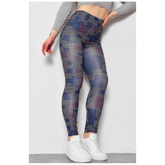 Лосини жіночі чорного кольору з принтом 176838L Лосини жіночі чорного кольору з принтом 176838L