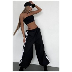 Штани жіночі чорного кольору 177343L