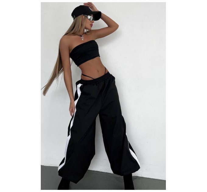 Штани жіночі чорного кольору 177343L