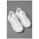 Кросівки чоловічі білого кольору на шнурівці 177368L
