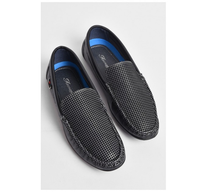 Туфлі дитячі для хлопчика чорного кольору 177586L