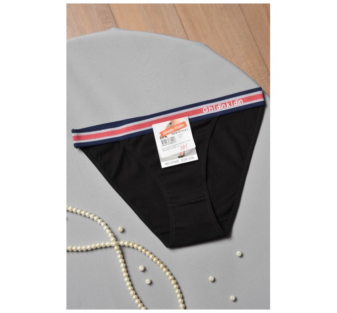 Труси жіночі чорного кольору 177921L