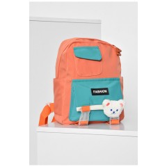 Детский рюкзак для девочки персикового цвета 177963L
