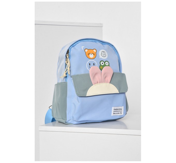 Детский рюкзак для девочки голубого цвета 177975L