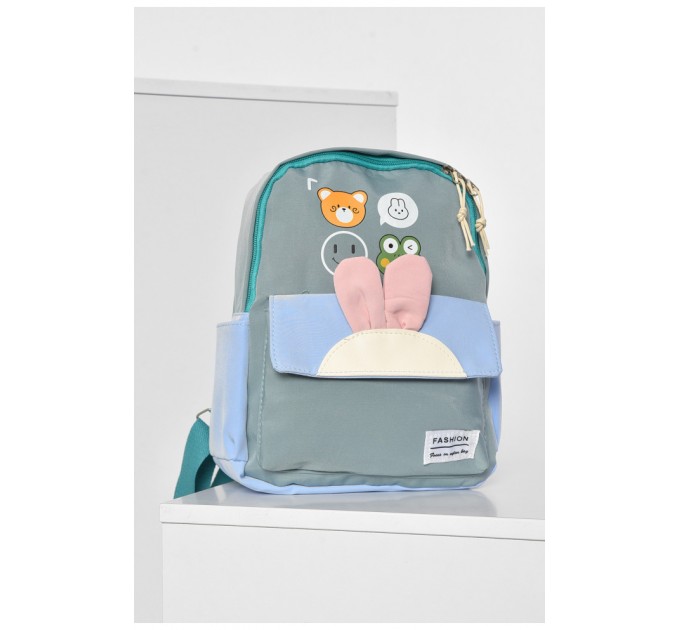 Детский рюкзак для девочки оливкового цвета 177980L