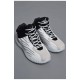 Кросівки чоловічі чорно-бiлого кольору з сiрими вставками 178261L