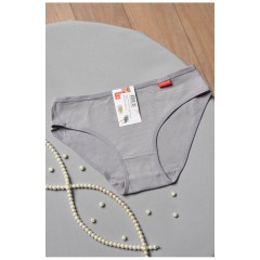 Труси жіночі в рубчик сірого кольору 178614L
