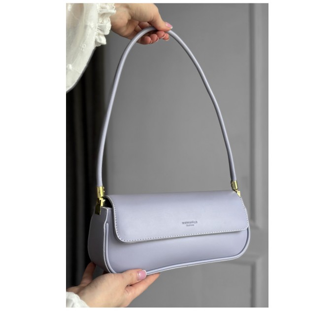 Сумка женская из экокожи сиреневого цвета 178721L