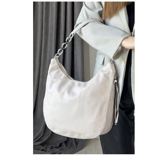 Сумка жіноча з екошкіри бузкового кольору 178736L