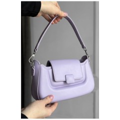 Сумка жіноча з екошкіри бузкового кольору 178743L Сумка жіноча з екошкіри бузкового кольору 178743L