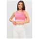 Топ-майка у рубчик жіноча рожевого кольору 179841L