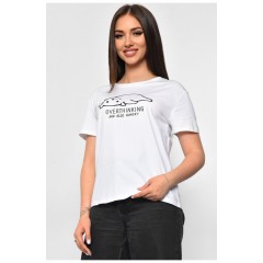 Футболка жіноча білого кольору 179847L