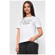 Женская футболка белого цвета 179847L