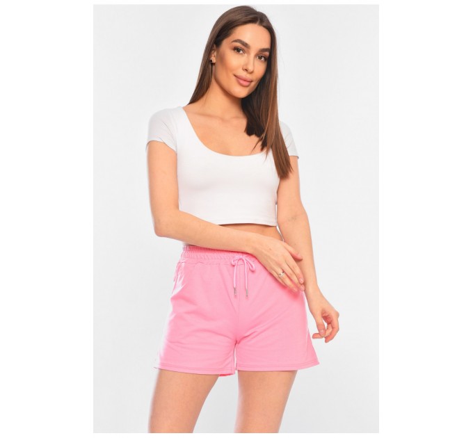 Шорти жіночі рожевого кольору 180070L