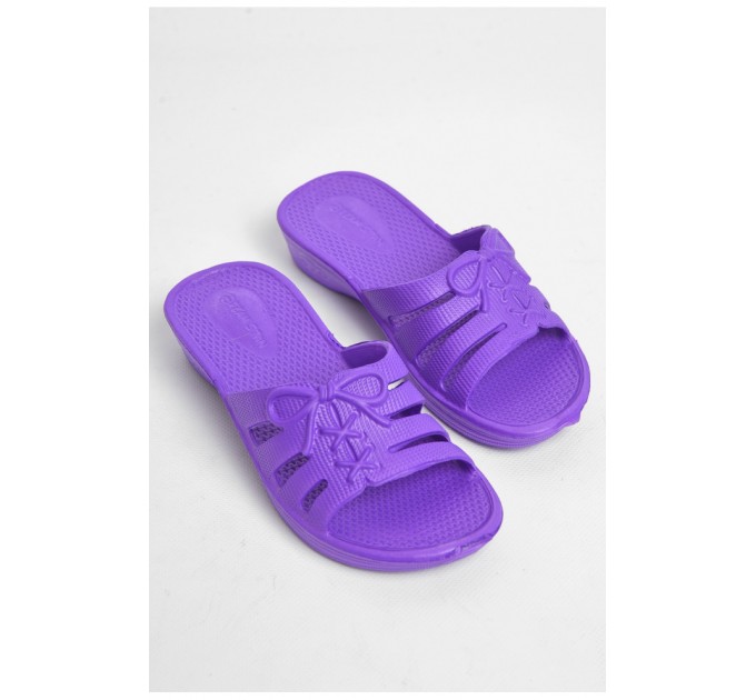 Шлепанцы детские для девочки пена фиолетового цвета 180414L