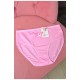 Труси жіночі напівбатальні рожевого кольору 181059L
