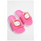 Шлепанцы детские розового цвета с рисунком 181208L