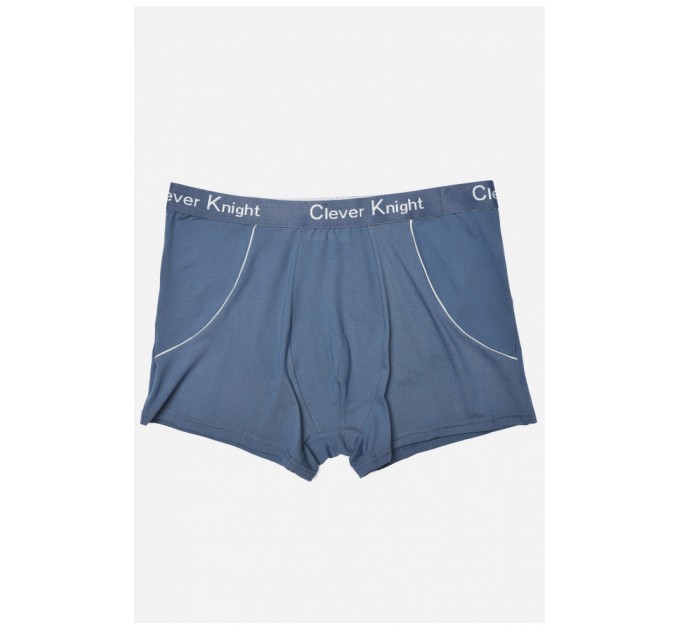 Боксеры мужские полубатальные темно-голубого цвета 181404L