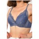 Бюстгальтер жіночий синього кольору чашка В 181566L