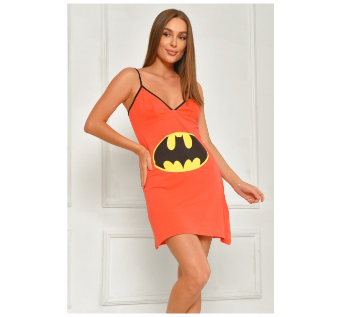 Нічна сорочка жіноча коралового кольору 181979L