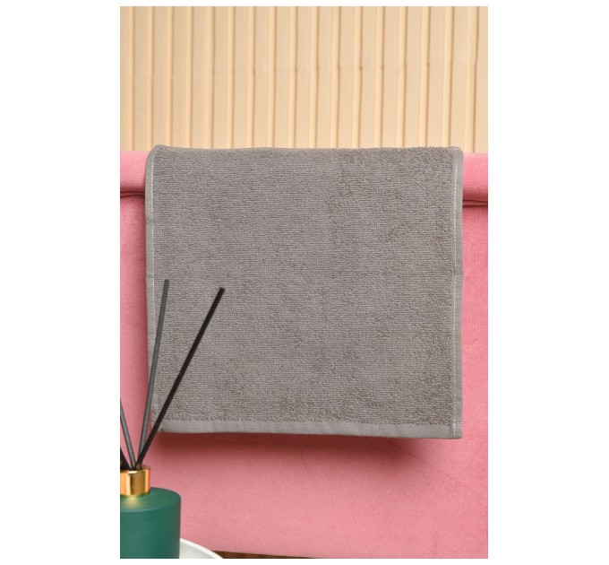 Серветка кухонна махрова сірого кольору 182129L