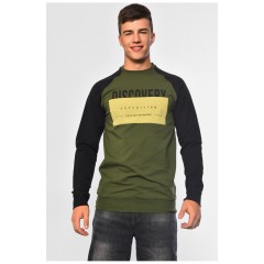 Світшот чоловічий кольору хакi 182147L