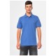 Футболка чоловіча поло синього кольору 182166L