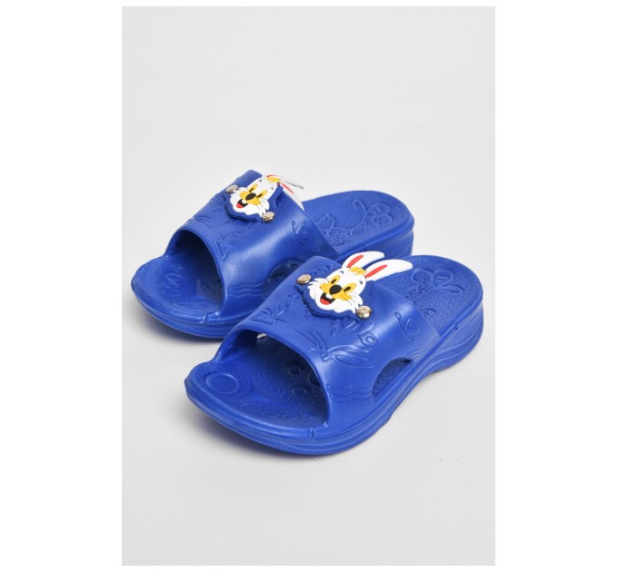 Шльопанці дитячі піна синього кольору 182364L