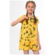 Комбінезон дитячий для дівчинки жовтого кольору 182815L