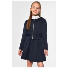 Костюм дитячий для дівчинки темно-синього кольору 182860L
