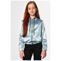 Вітрівка дитяча для дівчинки блакитного кольоору 182913L
