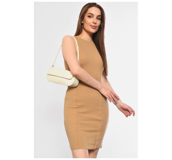 Сукня жіноча бежевого кольору 183532L