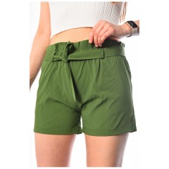 Шорты женские зеленого цвета 183679L
